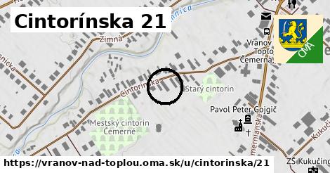 Cintorínska 21, Vranov nad Topľou