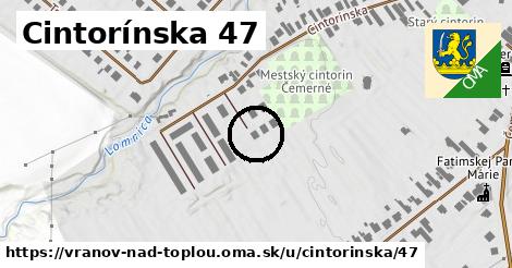 Cintorínska 47, Vranov nad Topľou