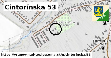 Cintorínska 53, Vranov nad Topľou