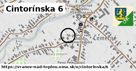 Cintorínska 6, Vranov nad Topľou