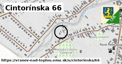 Cintorínska 66, Vranov nad Topľou