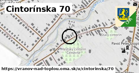 Cintorínska 70, Vranov nad Topľou