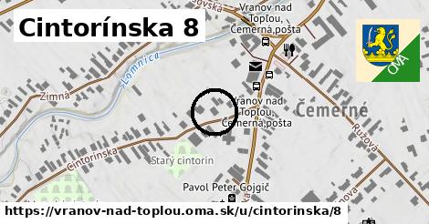 Cintorínska 8, Vranov nad Topľou