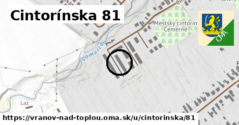 Cintorínska 81, Vranov nad Topľou