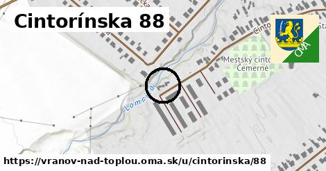 Cintorínska 88, Vranov nad Topľou