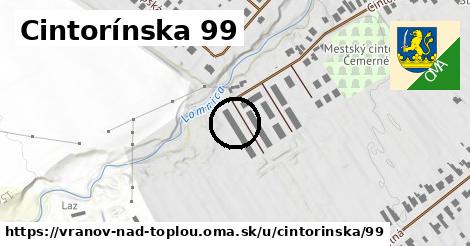 Cintorínska 99, Vranov nad Topľou