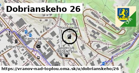 Dobrianskeho 26, Vranov nad Topľou