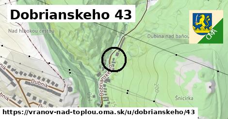 Dobrianskeho 43, Vranov nad Topľou