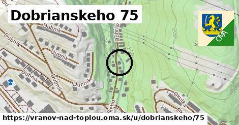 Dobrianskeho 75, Vranov nad Topľou