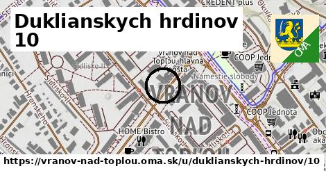 Duklianskych hrdinov 10, Vranov nad Topľou