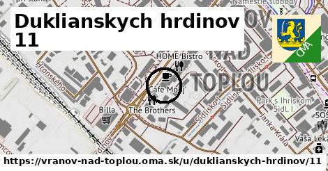 Duklianskych hrdinov 11, Vranov nad Topľou