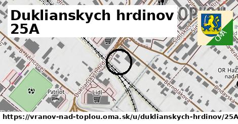 Duklianskych hrdinov 25A, Vranov nad Topľou