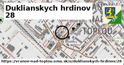 Duklianskych hrdinov 28, Vranov nad Topľou