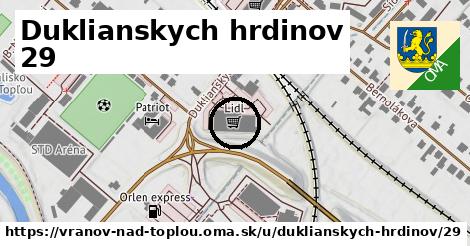 Duklianskych hrdinov 29, Vranov nad Topľou