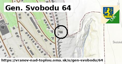 Gen. Svobodu 64, Vranov nad Topľou