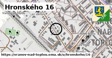 Hronského 16, Vranov nad Topľou