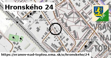 Hronského 24, Vranov nad Topľou