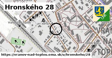 Hronského 28, Vranov nad Topľou