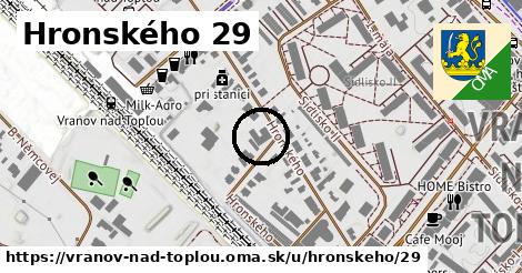 Hronského 29, Vranov nad Topľou