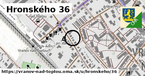 Hronského 36, Vranov nad Topľou