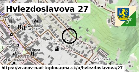 Hviezdoslavova 27, Vranov nad Topľou