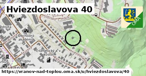 Hviezdoslavova 40, Vranov nad Topľou