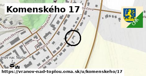 Komenského 17, Vranov nad Topľou