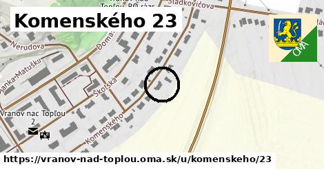 Komenského 23, Vranov nad Topľou