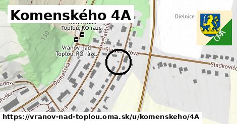 Komenského 4A, Vranov nad Topľou