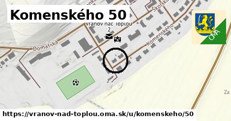 Komenského 50, Vranov nad Topľou