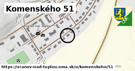Komenského 51, Vranov nad Topľou