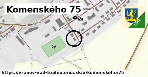 Komenského 75, Vranov nad Topľou