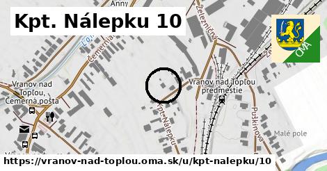 Kpt. Nálepku 10, Vranov nad Topľou