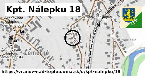 Kpt. Nálepku 18, Vranov nad Topľou