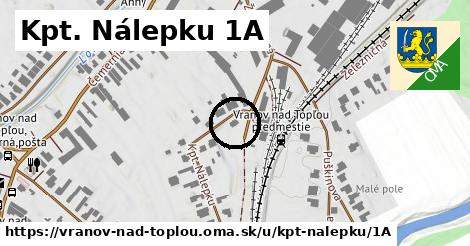 Kpt. Nálepku 1A, Vranov nad Topľou