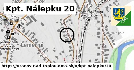 Kpt. Nálepku 20, Vranov nad Topľou