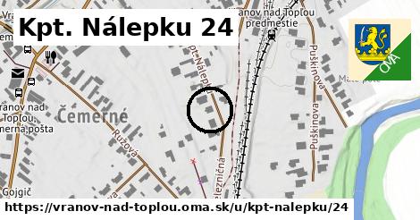 Kpt. Nálepku 24, Vranov nad Topľou