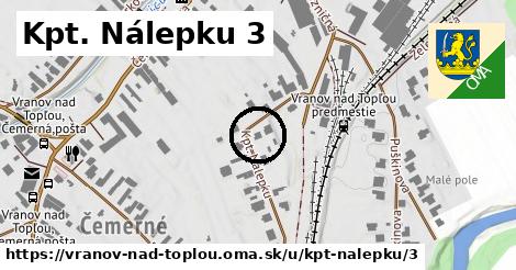 Kpt. Nálepku 3, Vranov nad Topľou