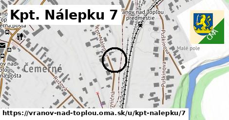 Kpt. Nálepku 7, Vranov nad Topľou