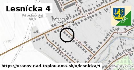 Lesnícka 4, Vranov nad Topľou