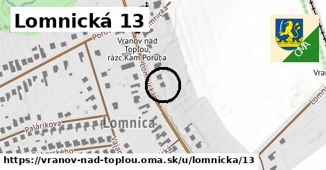 Lomnická 13, Vranov nad Topľou