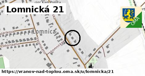 Lomnická 21, Vranov nad Topľou