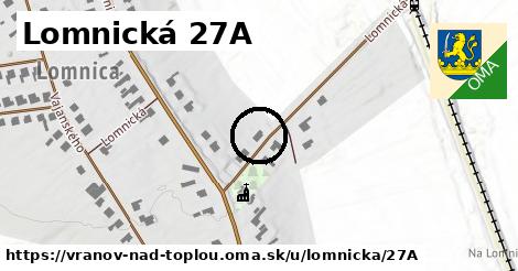 Lomnická 27A, Vranov nad Topľou