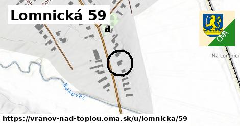 Lomnická 59, Vranov nad Topľou