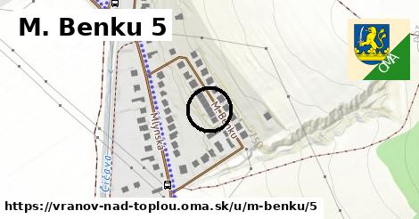 M. Benku 5, Vranov nad Topľou