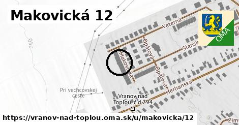 Makovická 12, Vranov nad Topľou