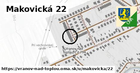 Makovická 22, Vranov nad Topľou