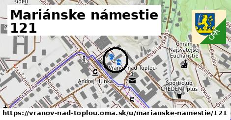 Mariánske námestie 121, Vranov nad Topľou