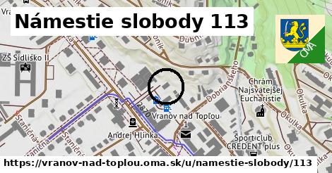 Námestie slobody 113, Vranov nad Topľou