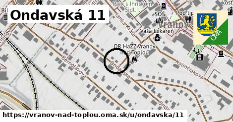 Ondavská 11, Vranov nad Topľou